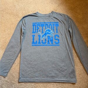 Detroit Lions Gray Long Sleeve Shirt
